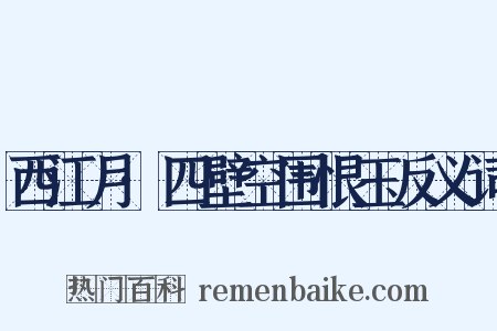 西江月·四壁空围恨玉反义词是什么意思的图片